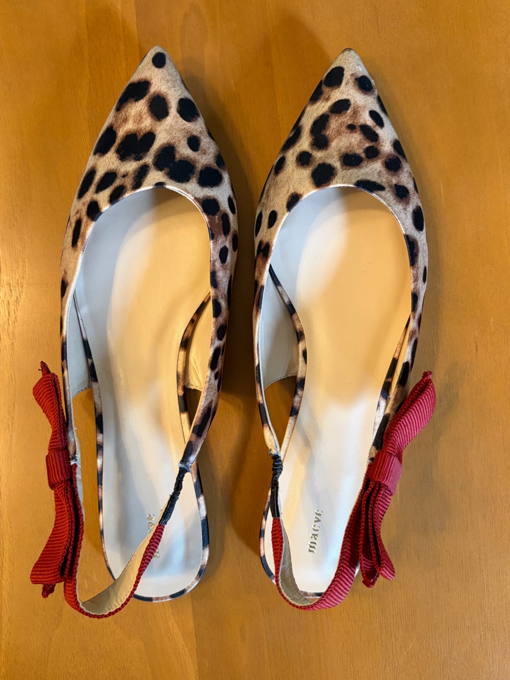 Anthropologie Maeve Side Bow Slingback Flats - Picture 3 of 8